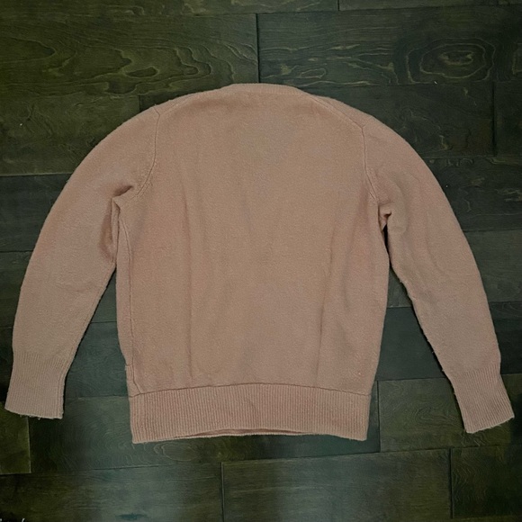 Madewell Faux Wrap Pullover Sweater - Picture 4 of 5